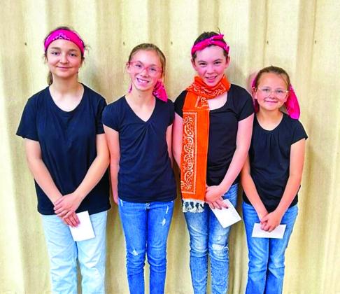 Childress County 4-Hers participate in District 3 Fashion Show