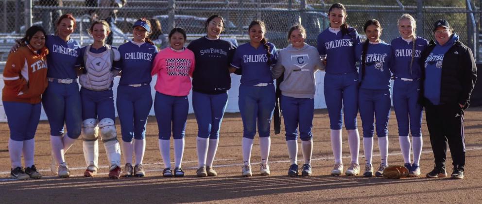 The Childress Lady Cats pick up their third consecutive win in a 17-4 final over the Abernathy Lady lopes Tuesday, April 2 in Abernathy. Through the Lens of Liz/Elizabeth Oronia