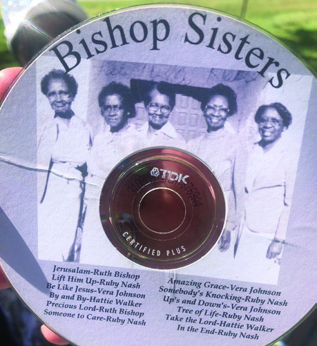 Family spotlights Bishop Sisters with park bench