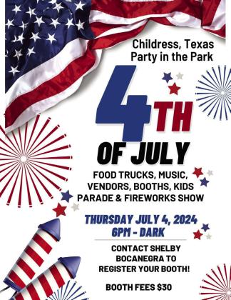 Fourth of July Party in the Park vendors fees to benefit Miriam Rodriguez